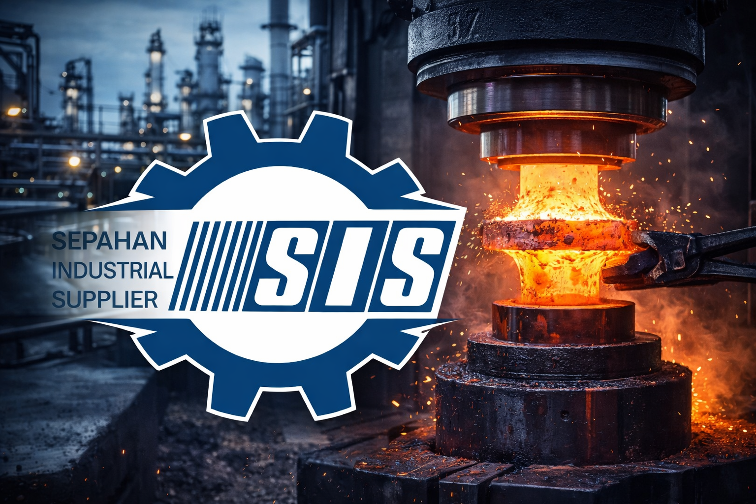 عملیات فورج سرد و گرم در شرکت تدارکات صنعتی سپاهان