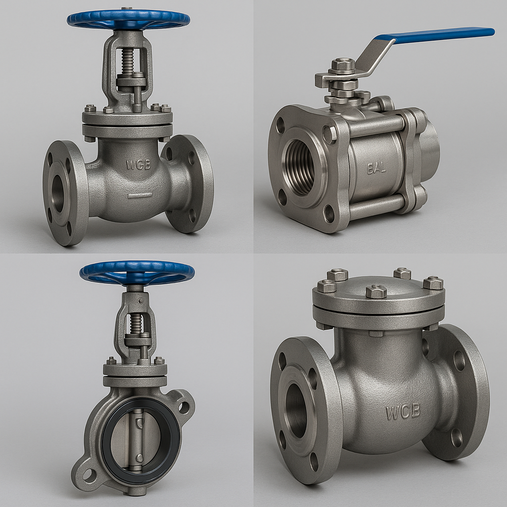 انواع ولو و شیرآلات صنعتی