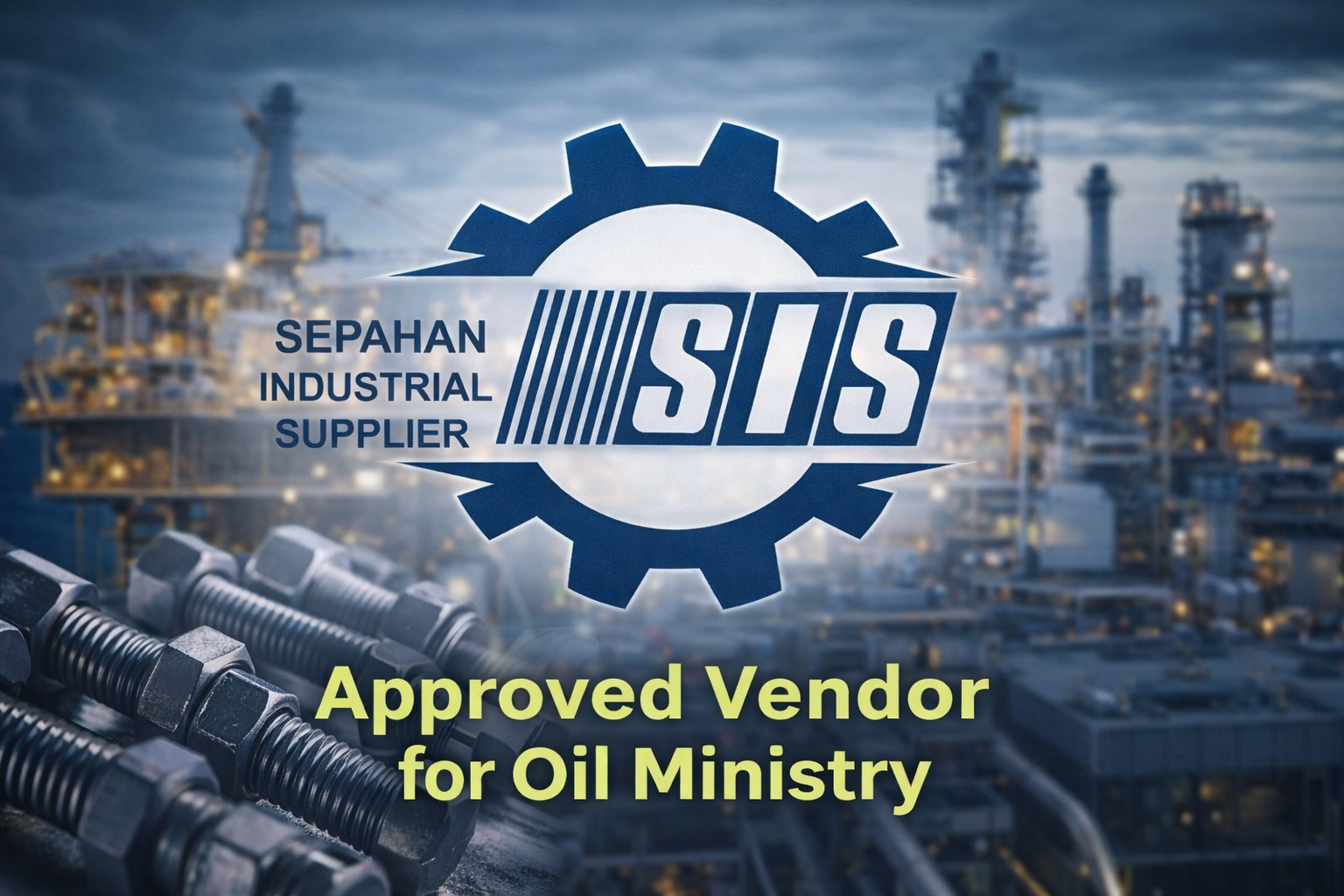 پیچ و مهره صنعتی منطبق با وندور لیست وزارت نفت برای پروژه‌های نفت، گاز و پتروشیمی