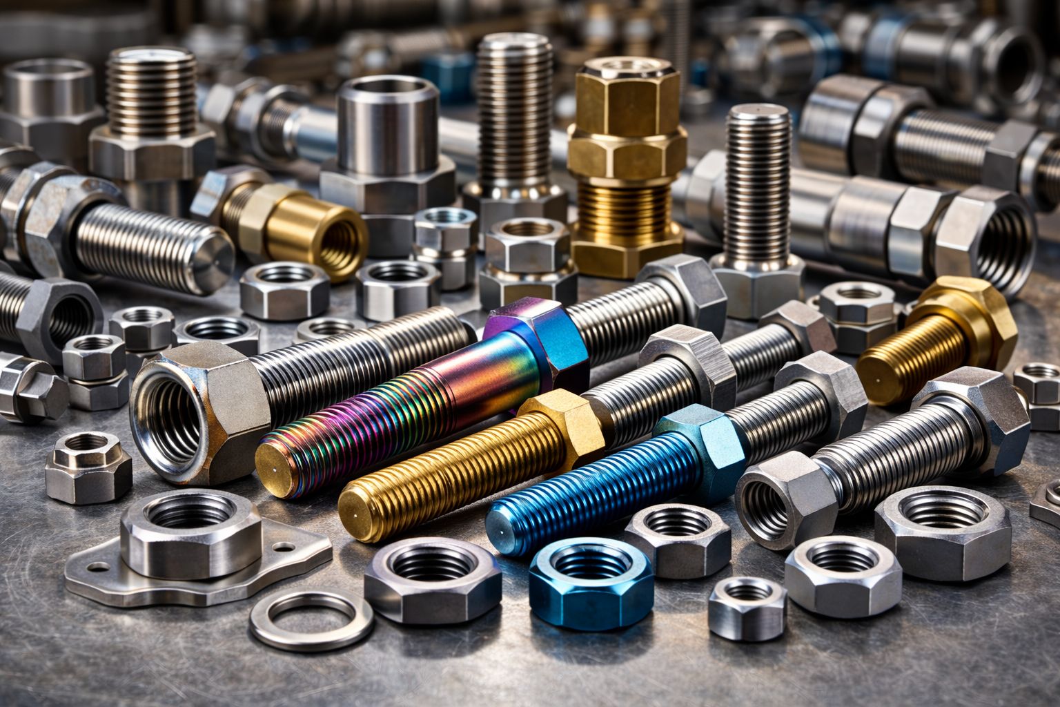 پیچ و مهره‌ها و اتصالات: نقش حیاتی در صنایع متنوع
